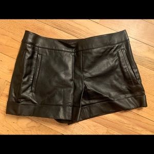 Cliub Monaco pleather shorts